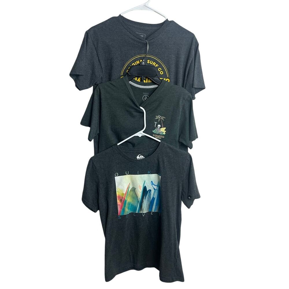 Quicksilver Volcom Boys Surf Tee Bundle size L/XL